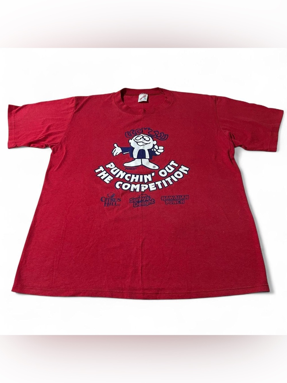 Vintage 80s Hawaiian Punch Drink Promo Shirt Size XL